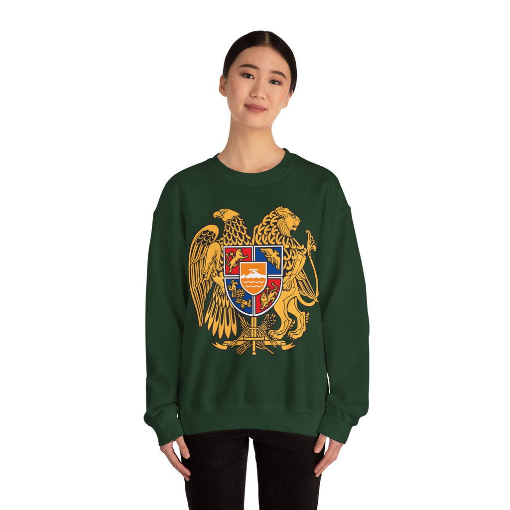 Armenian Coat of Arms Sweatshirt - Historical Vintage Unisex Graphic Pullover