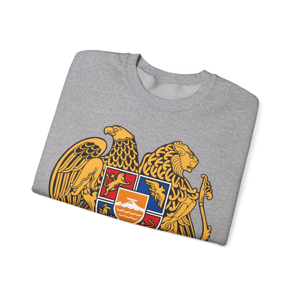 Armenian Coat of Arms Sweatshirt - Historical Vintage Unisex Graphic Pullover