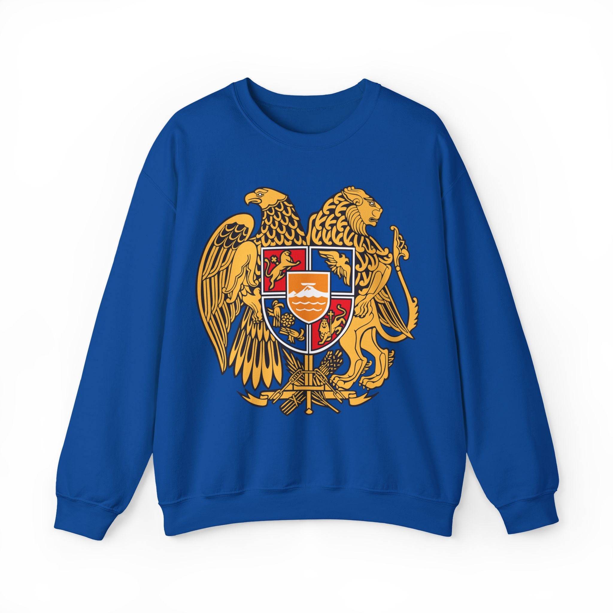 Armenian Coat of Arms Sweatshirt - Historical Vintage Unisex Graphic Pullover