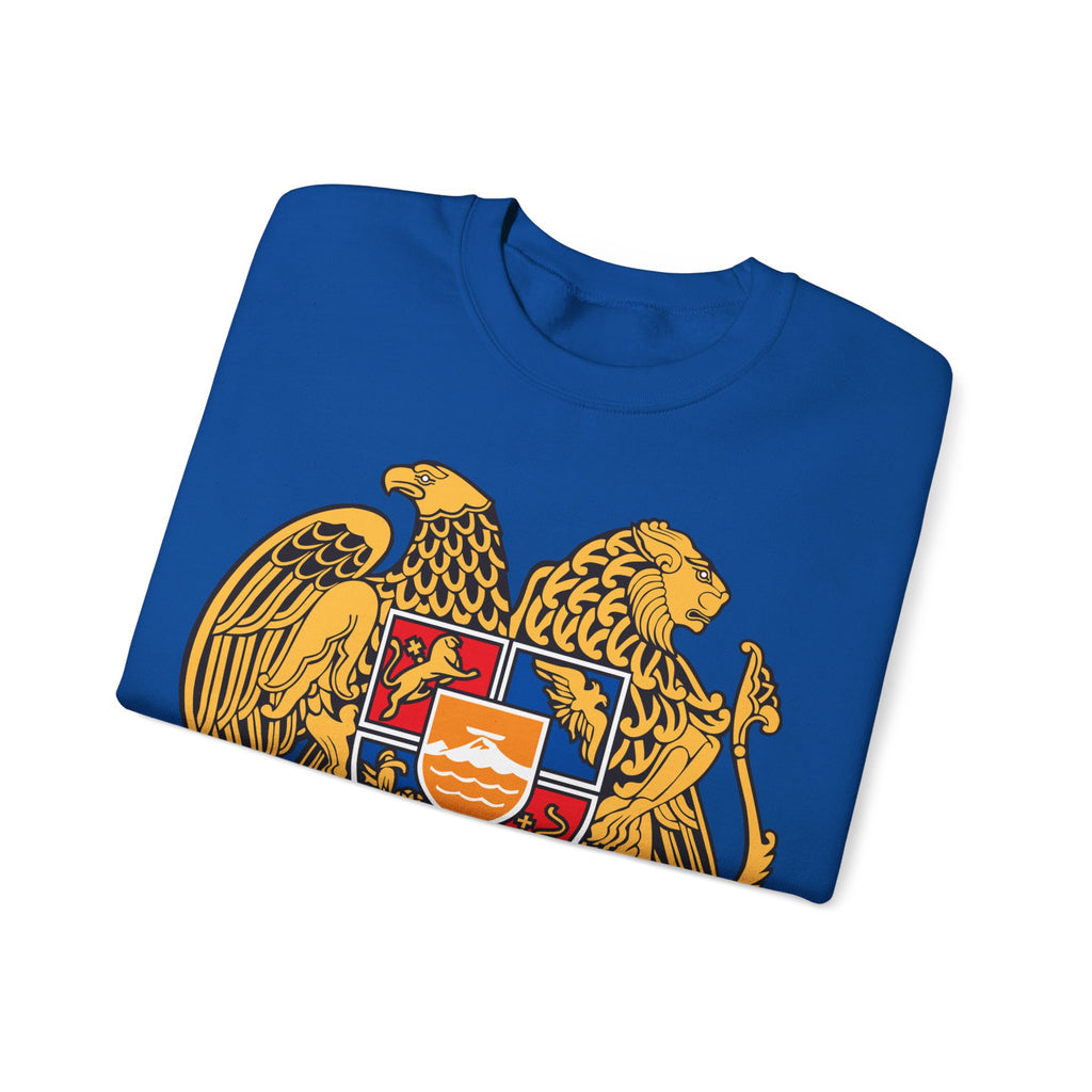 Armenian Coat of Arms Sweatshirt - Historical Vintage Unisex Graphic Pullover