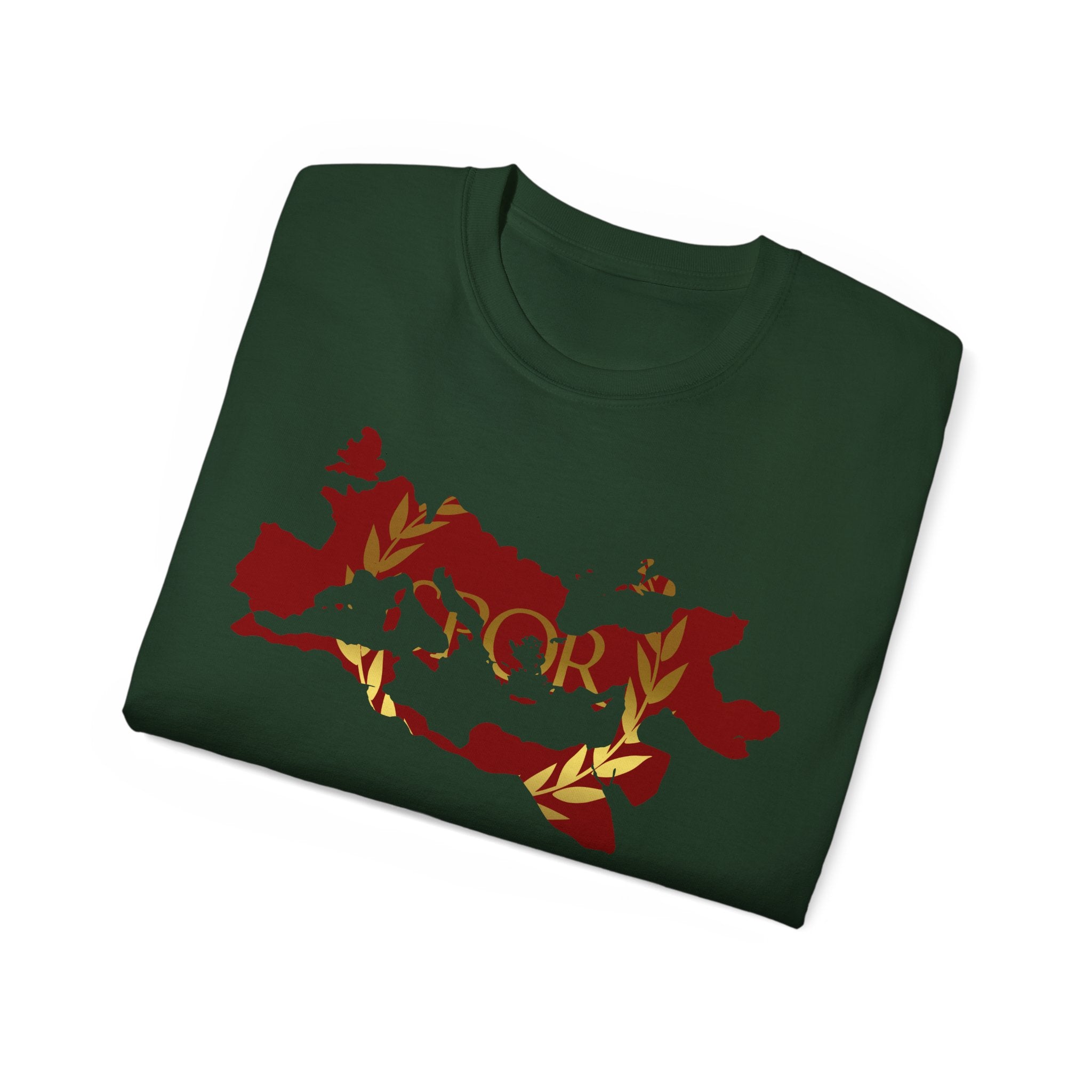 Rome Empire Epic Map Unisex Tee Shirt, SPQR Logo Ancient Rome Tshirt