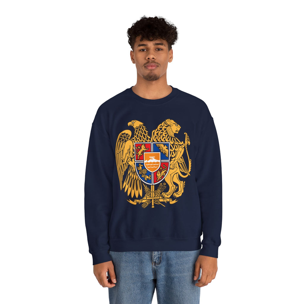 Armenian Coat of Arms Sweatshirt - Historical Vintage Unisex Graphic Pullover