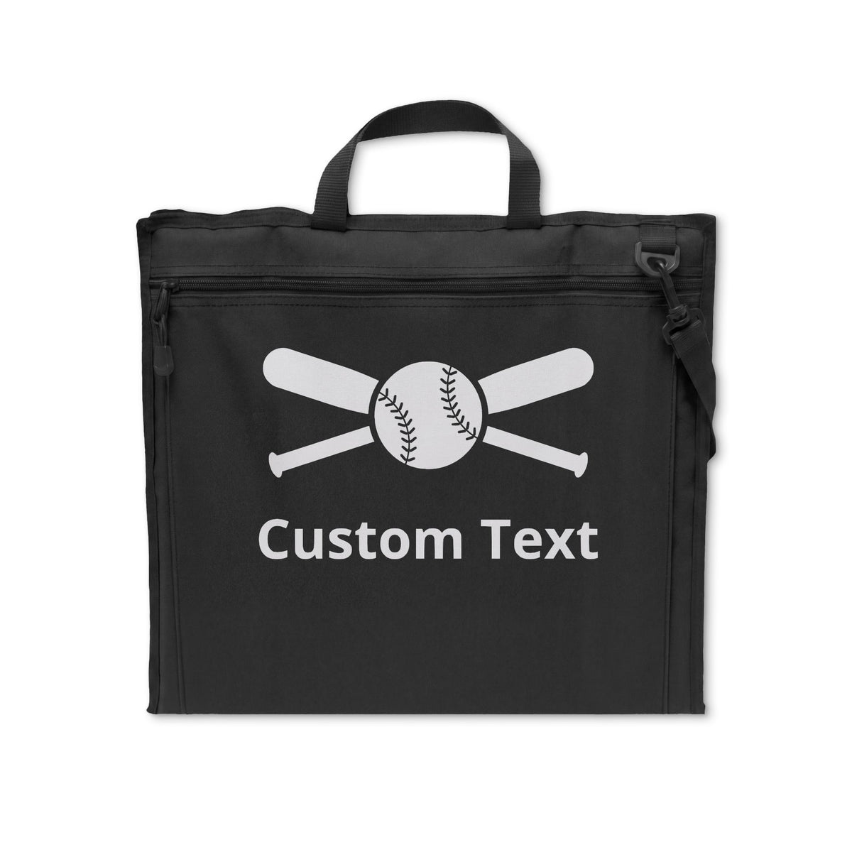 Personalized Baseball Stadium Seat with Back – Custom Name & Number