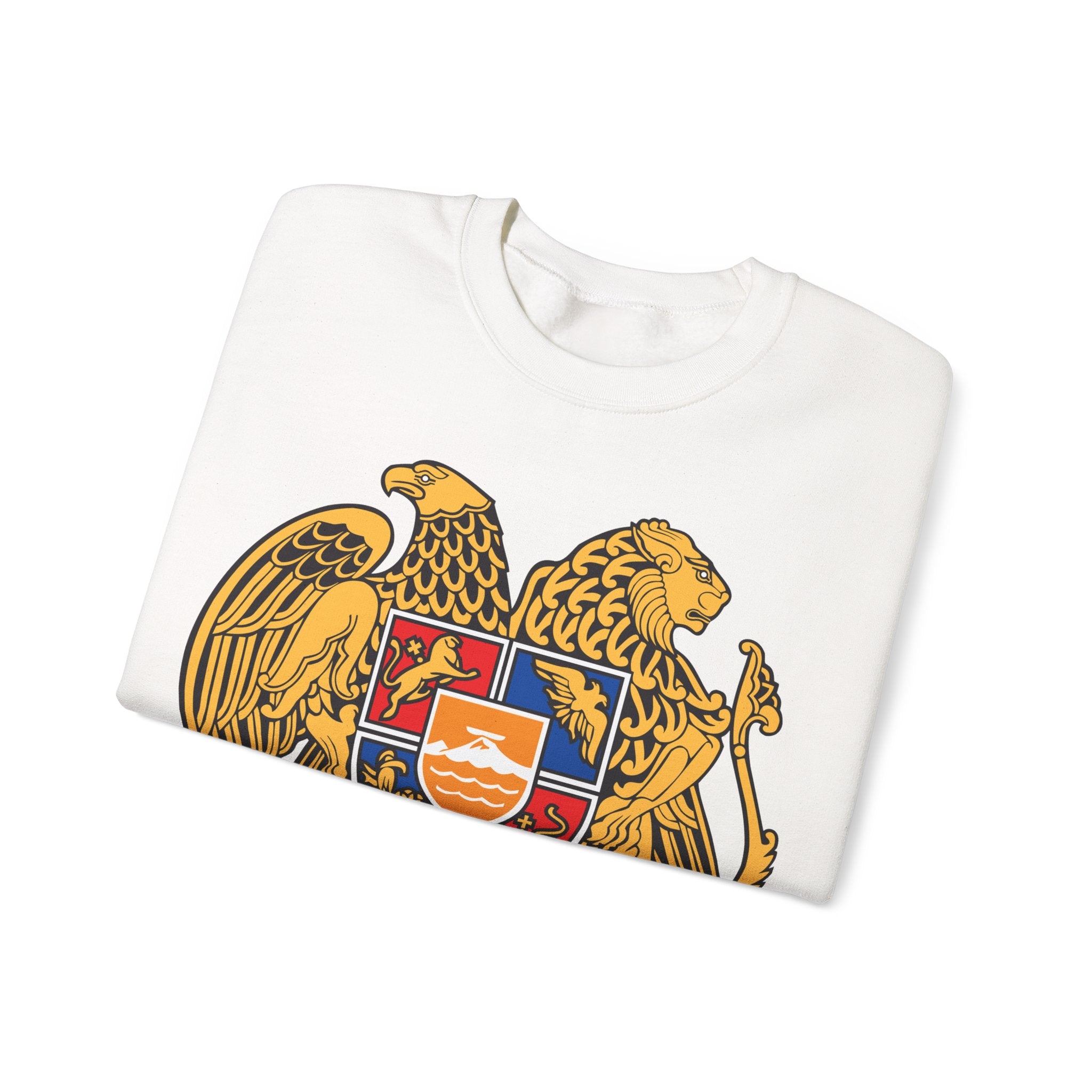 Armenian Coat of Arms Sweatshirt - Historical Vintage Unisex Graphic Pullover