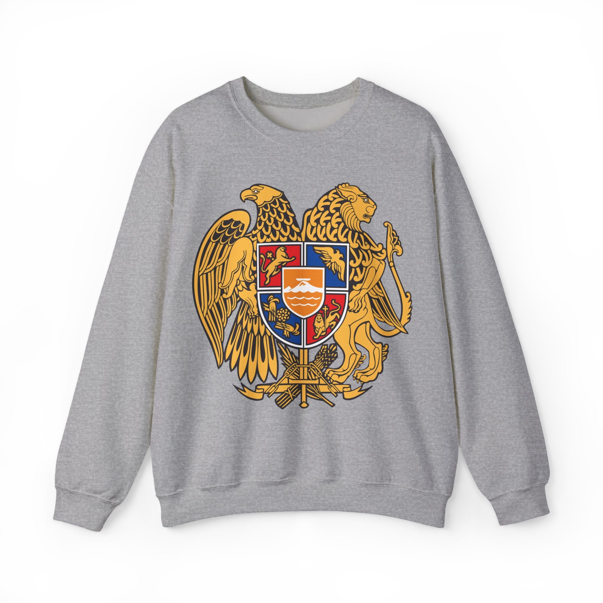 Armenian Coat of Arms Sweatshirt - Historical Vintage Unisex Graphic Pullover