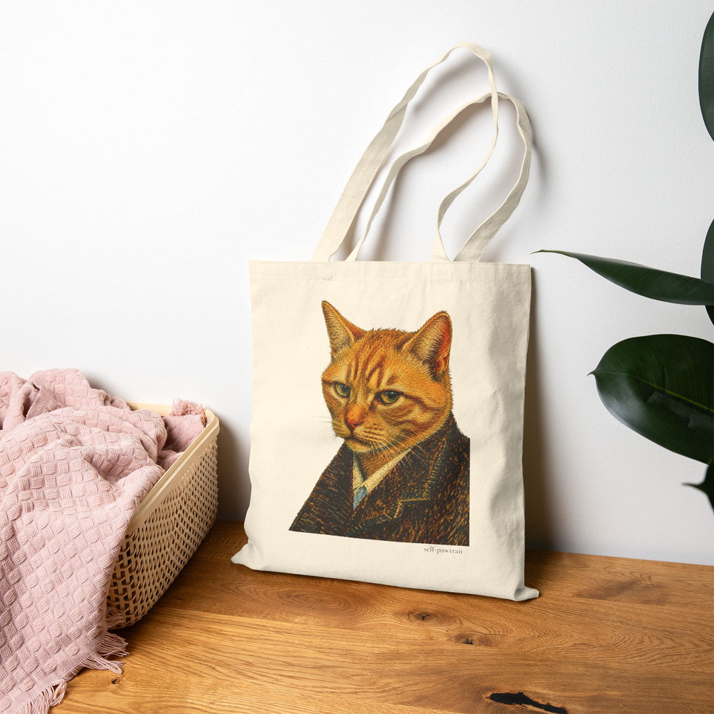 Self-Pawtrait Tote Bag