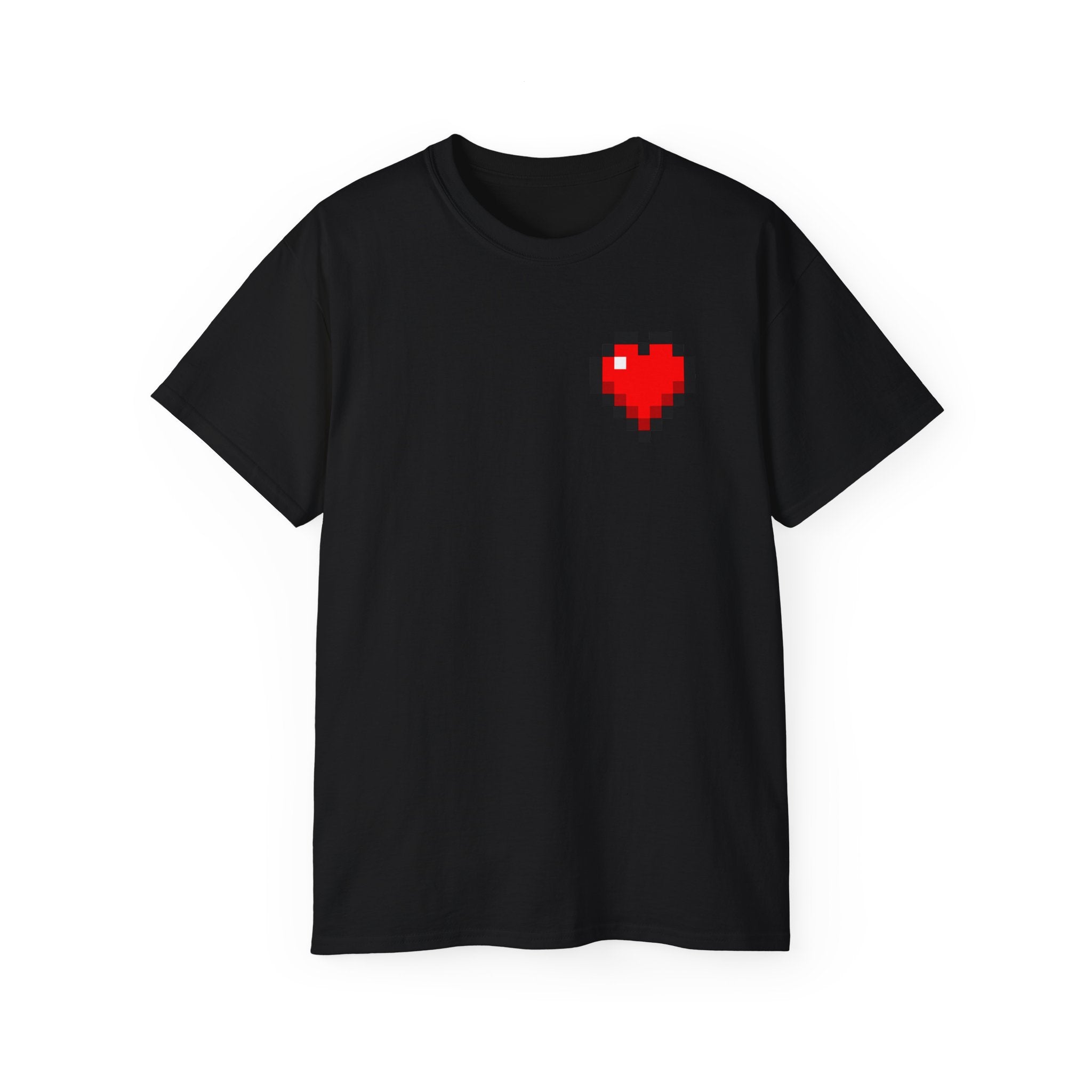 Pixel Heart Tee — Retro 8‑Bit Love Graphic T‑Shirt