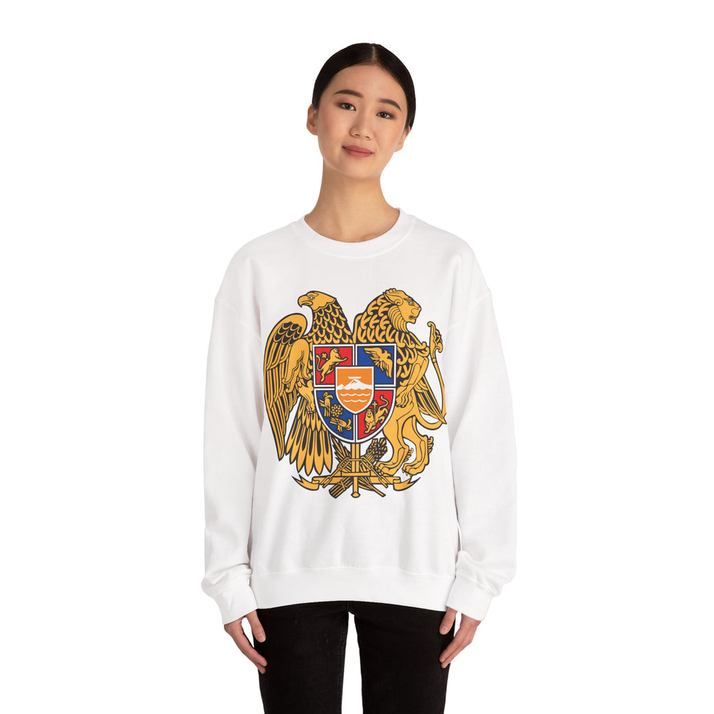Armenian Coat of Arms Sweatshirt - Historical Vintage Unisex Graphic Pullover