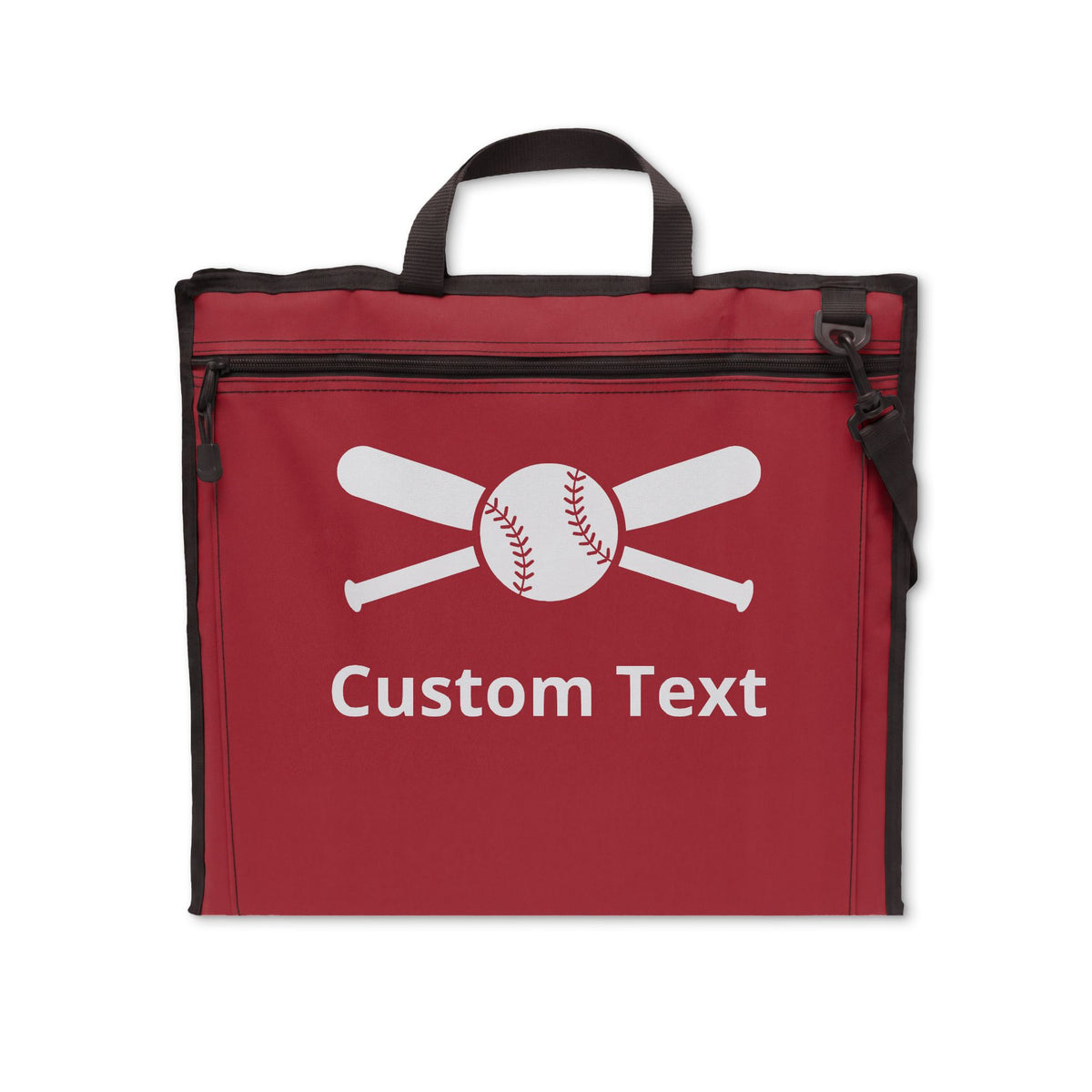 Personalized Baseball Stadium Seat with Back – Custom Name & Number