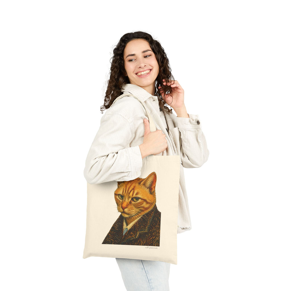Self-Pawtrait Tote Bag