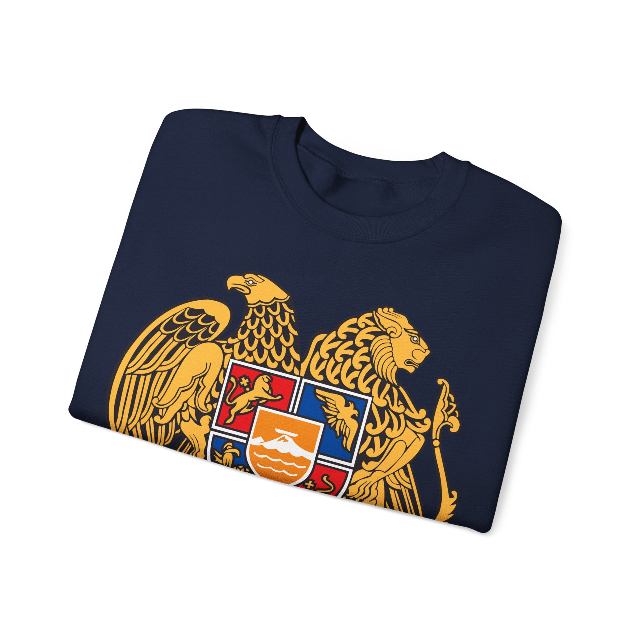 Armenian Coat of Arms Sweatshirt - Historical Vintage Unisex Graphic Pullover