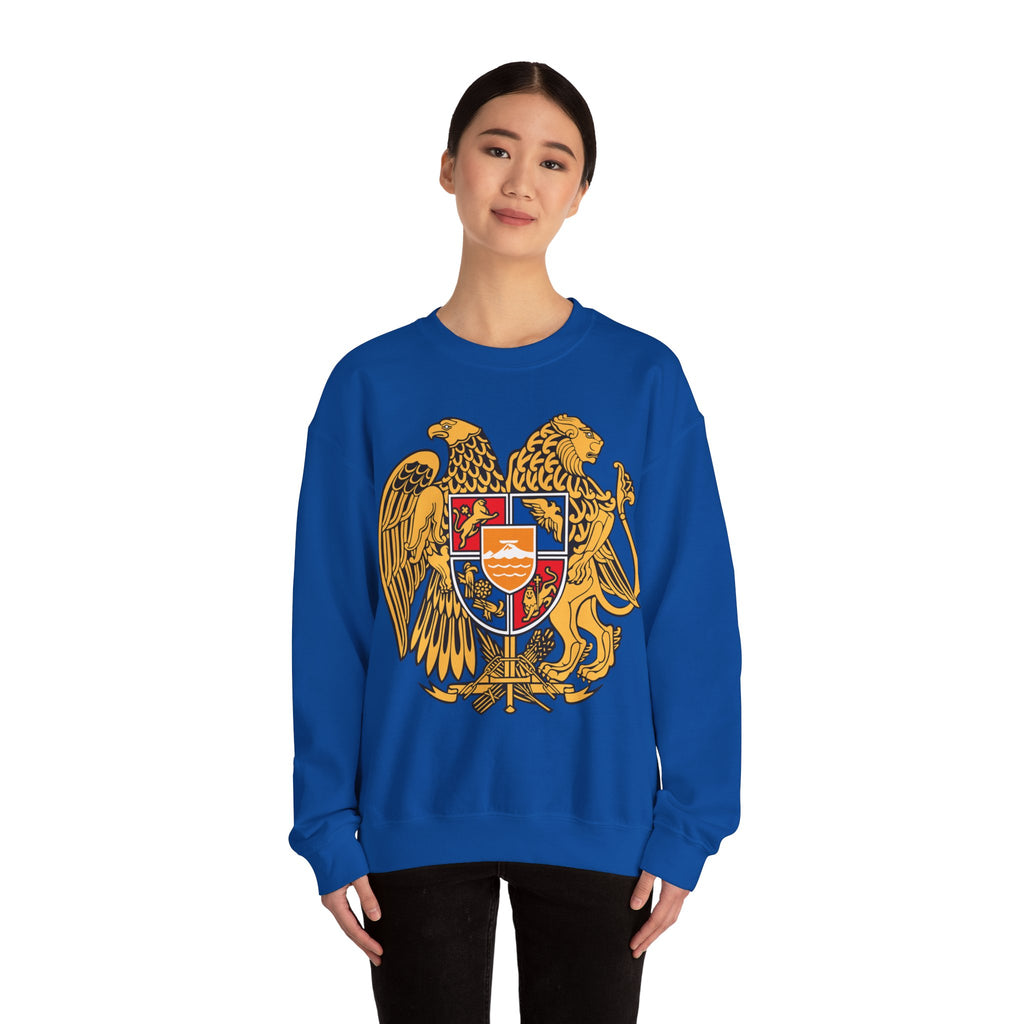 Armenian Coat of Arms Sweatshirt - Historical Vintage Unisex Graphic Pullover