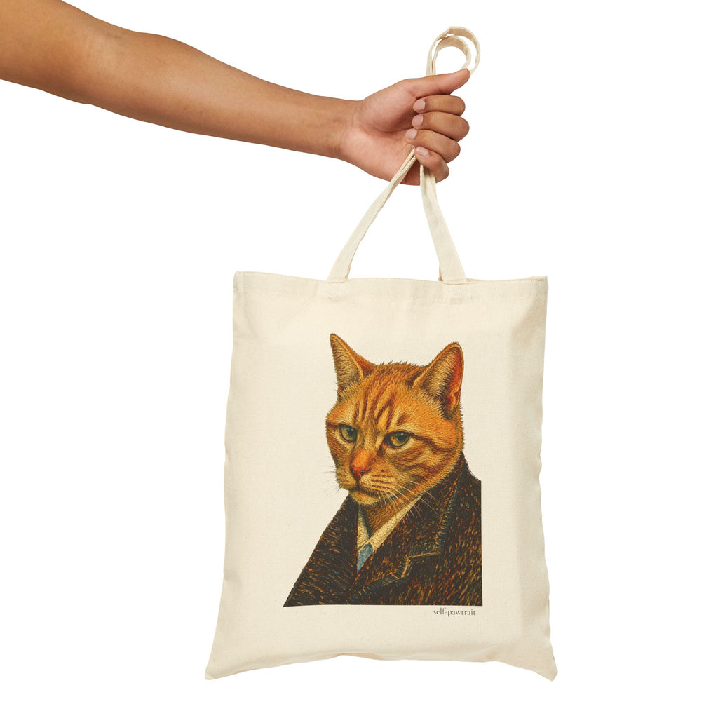 Self-Pawtrait Tote Bag
