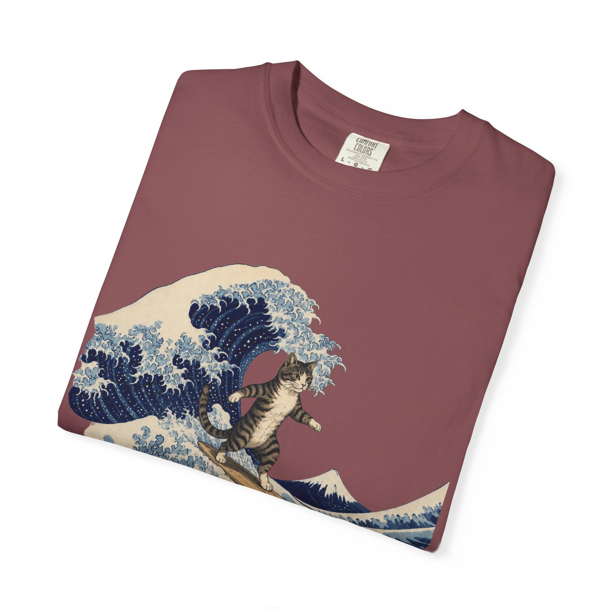 The Great Meow off Kanagawa T Shirt