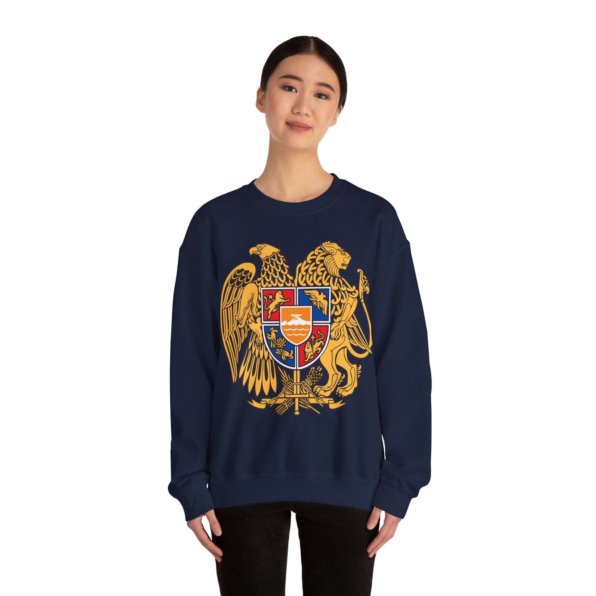 Armenian Coat of Arms Sweatshirt - Historical Vintage Unisex Graphic Pullover