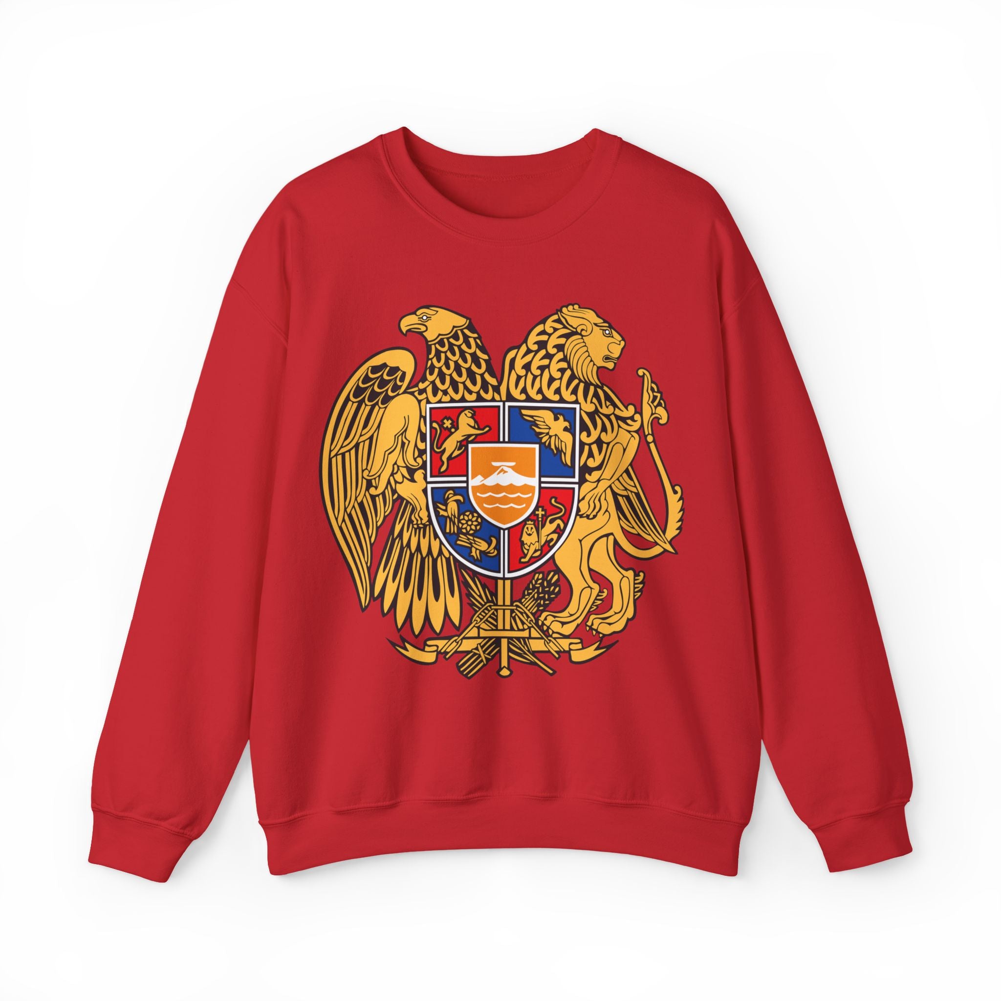 Armenian Coat of Arms Sweatshirt - Historical Vintage Unisex Graphic Pullover