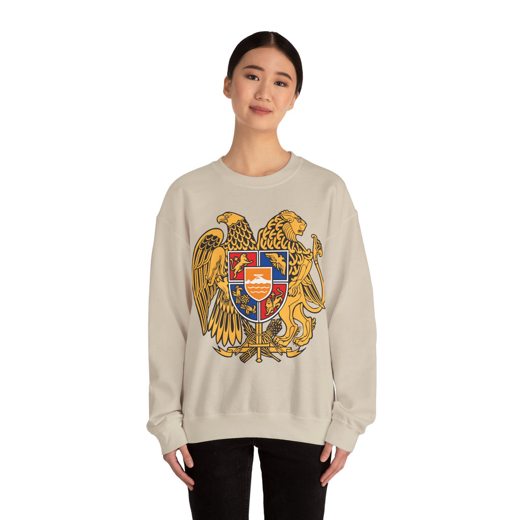 Armenian Coat of Arms Sweatshirt - Historical Vintage Unisex Graphic Pullover