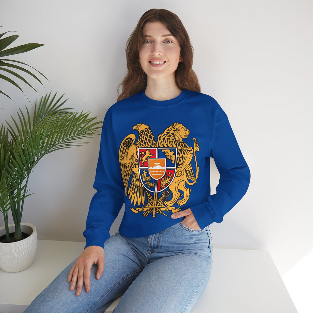 Armenian Coat of Arms Sweatshirt - Historical Vintage Unisex Graphic Pullover