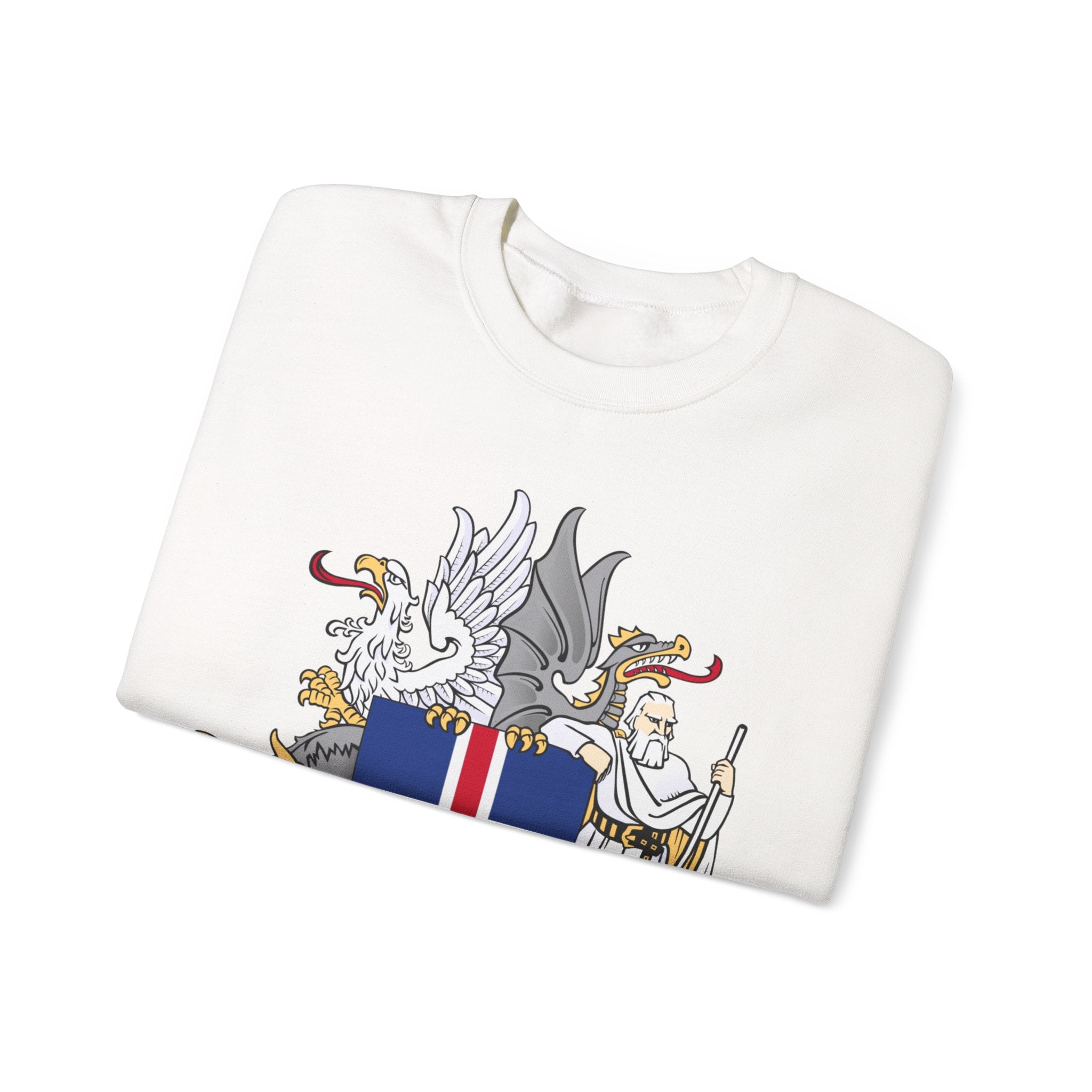 Iceland Viking Sweatshirt with Historic Coat of Arms