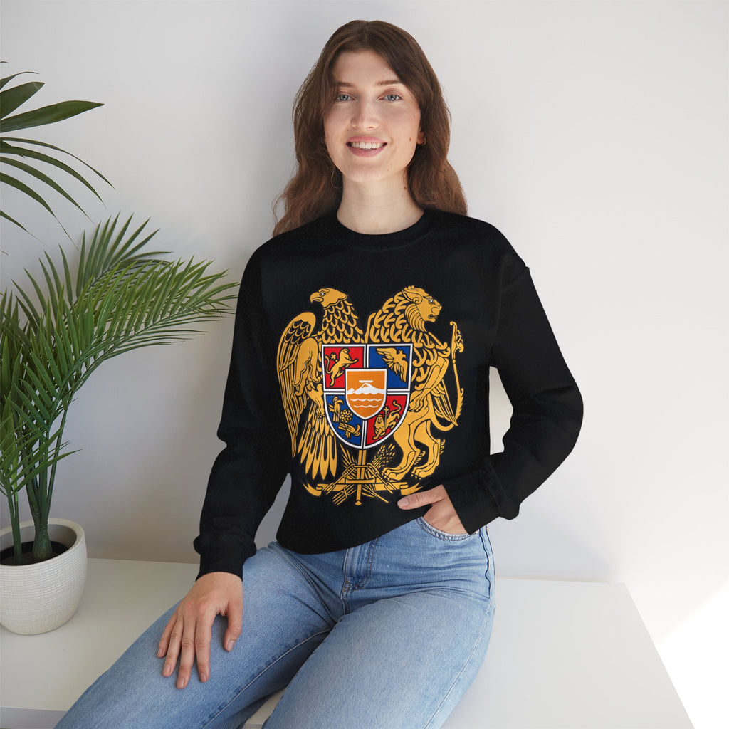 Armenian Coat of Arms Sweatshirt - Historical Vintage Unisex Graphic Pullover