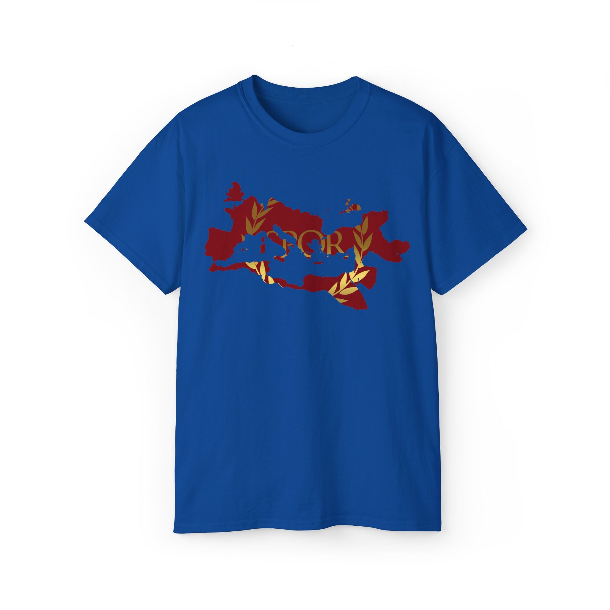 Rome Empire Epic Map Unisex Tee Shirt, SPQR Logo Ancient Rome Tshirt