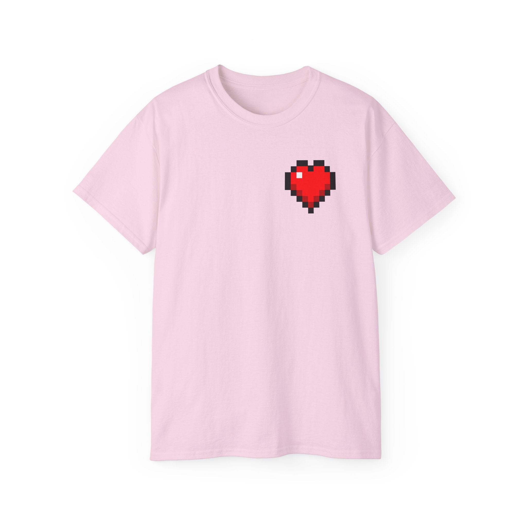 Pixel Heart Tee — Retro 8‑Bit Love Graphic T‑Shirt
