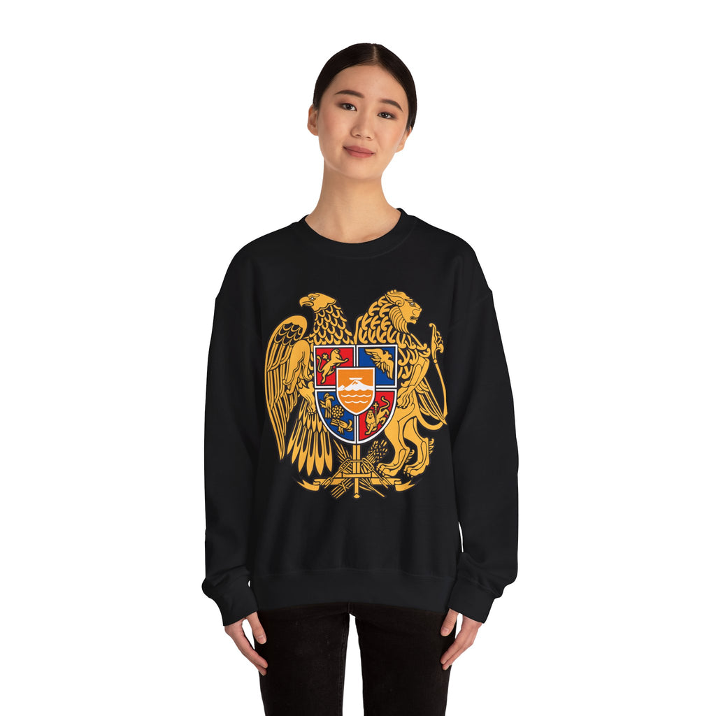 Armenian Coat of Arms Sweatshirt - Historical Vintage Unisex Graphic Pullover