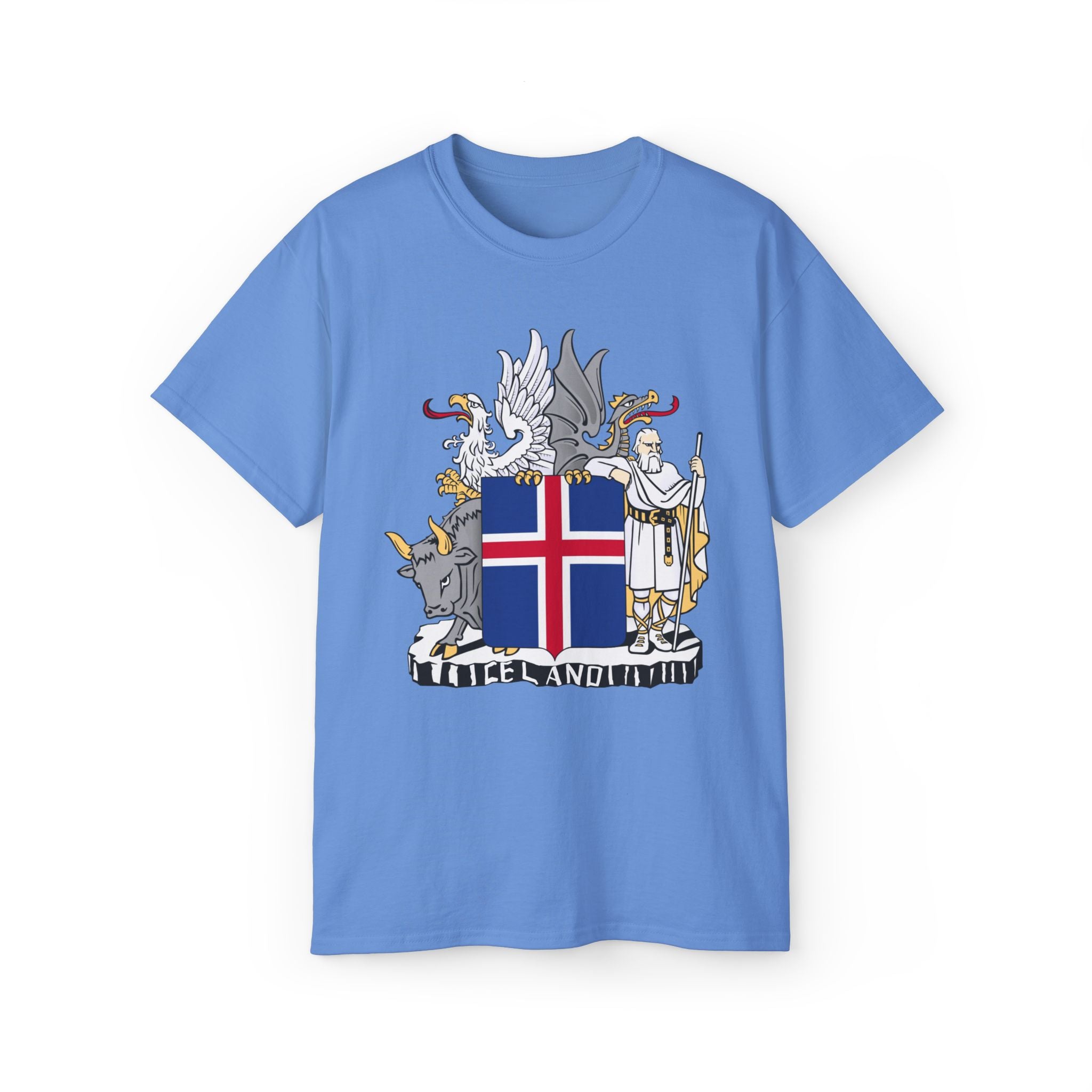 Icelandic T-Shirt with Historic Coat of Arms