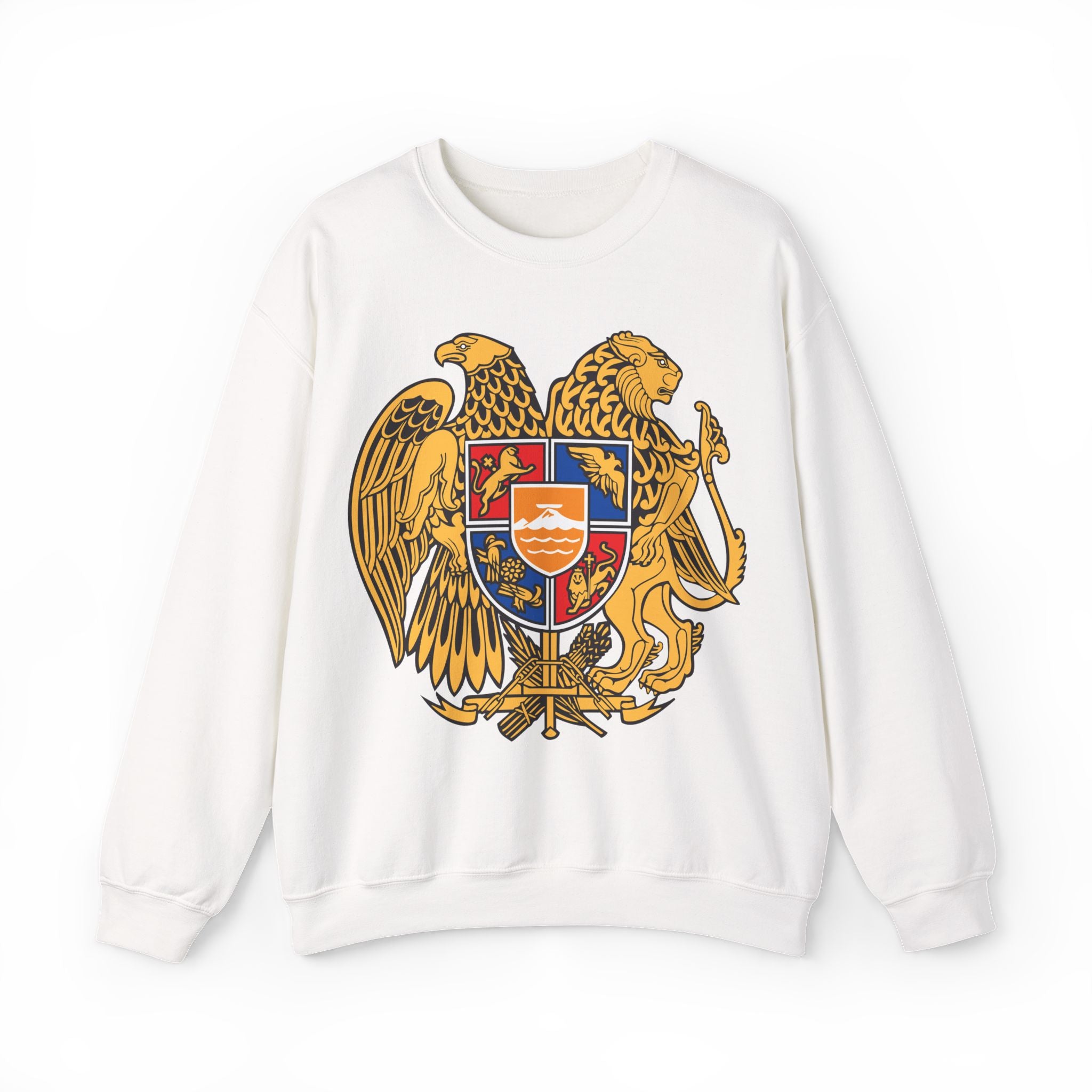 Armenian Coat of Arms Sweatshirt - Historical Vintage Unisex Graphic Pullover