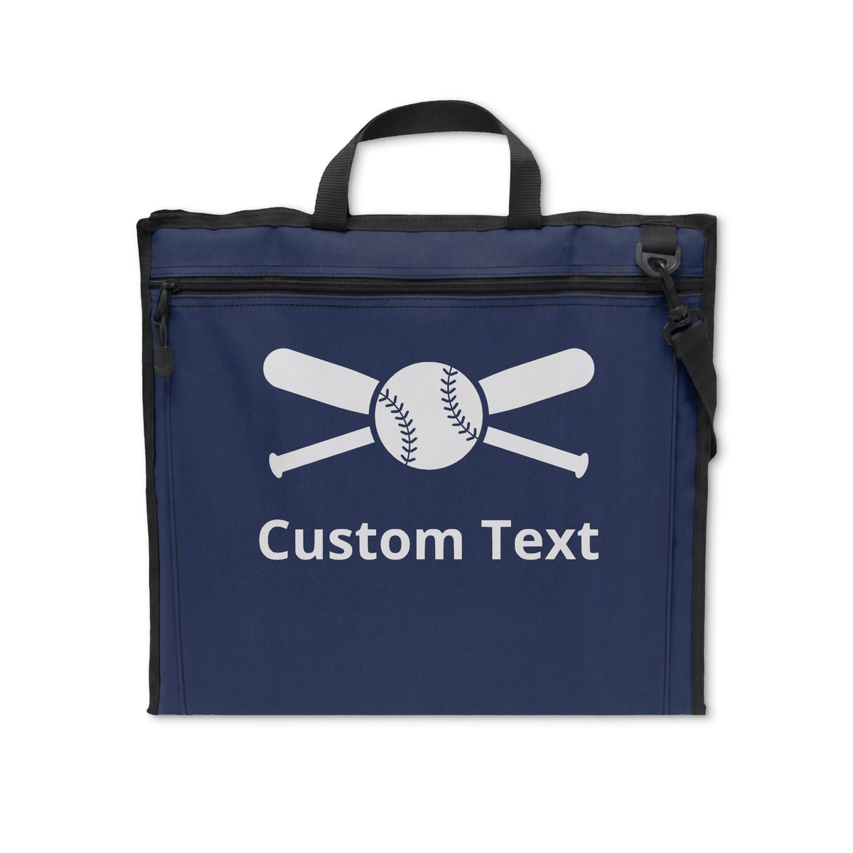 Personalized Baseball Stadium Seat with Back – Custom Name & Number