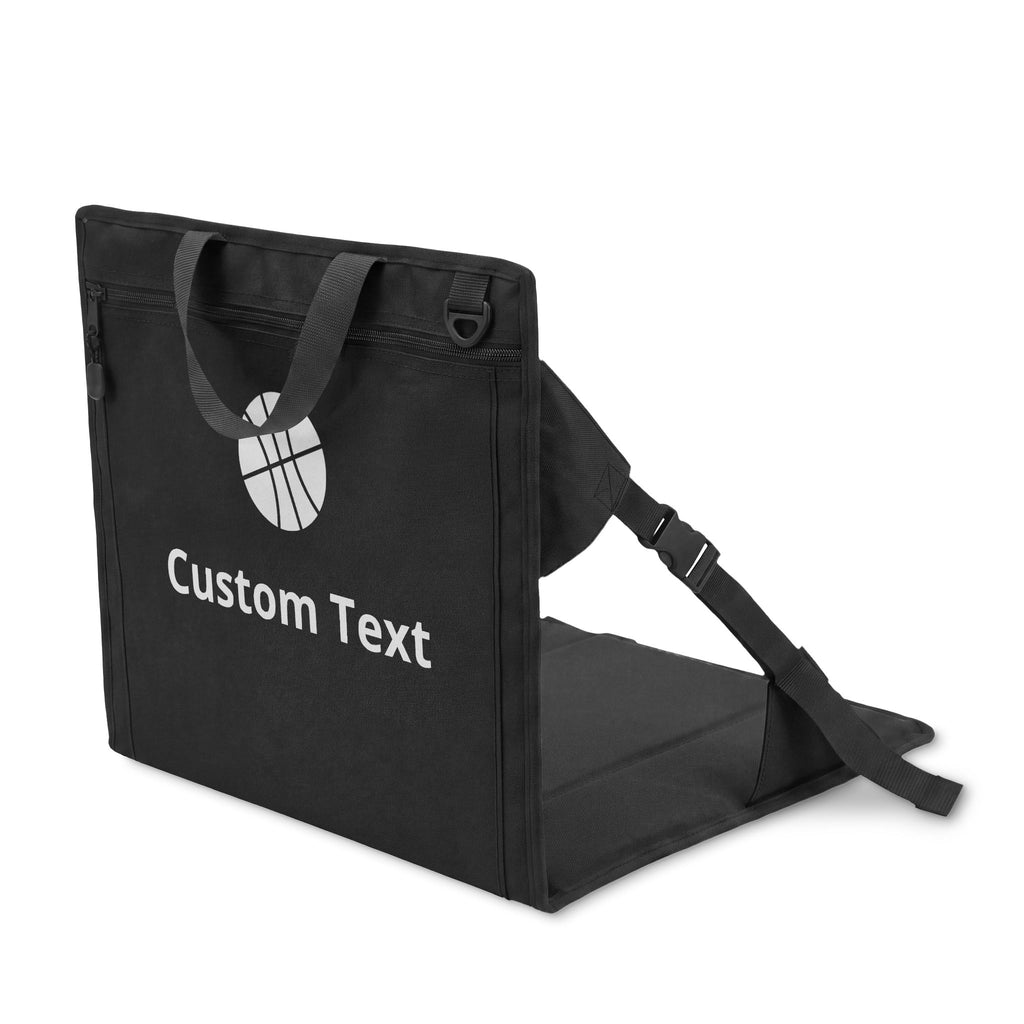 Personalized Basketball Stadium Seat with Back – Custom Name & Number