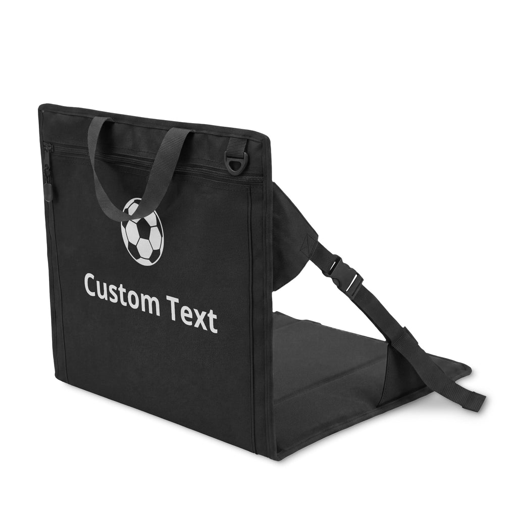 Personalized Soccer Stadium Seat with Back – Custom Name & Number