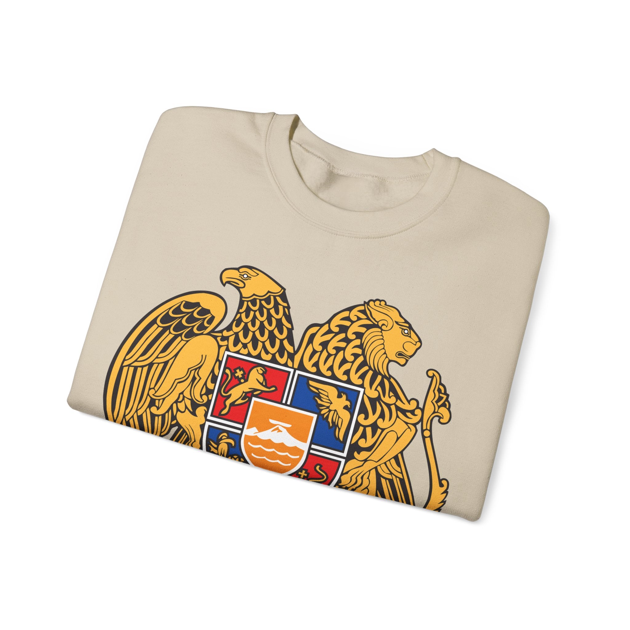 Armenian Coat of Arms Sweatshirt - Historical Vintage Unisex Graphic Pullover