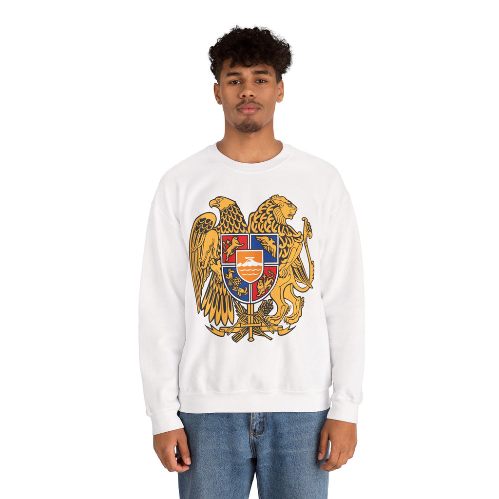 Armenian Coat of Arms Sweatshirt - Historical Vintage Unisex Graphic Pullover