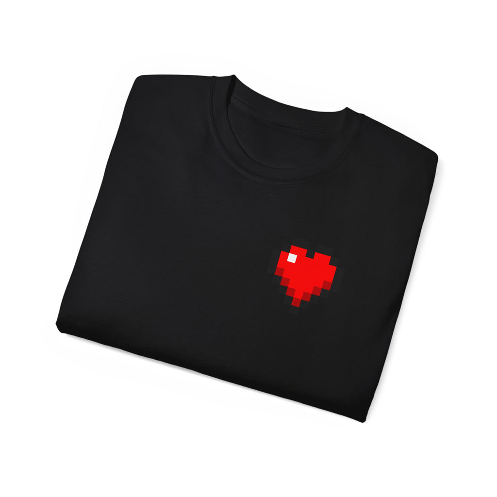 Pixel Heart Tee — Retro 8‑Bit Love Graphic T‑Shirt