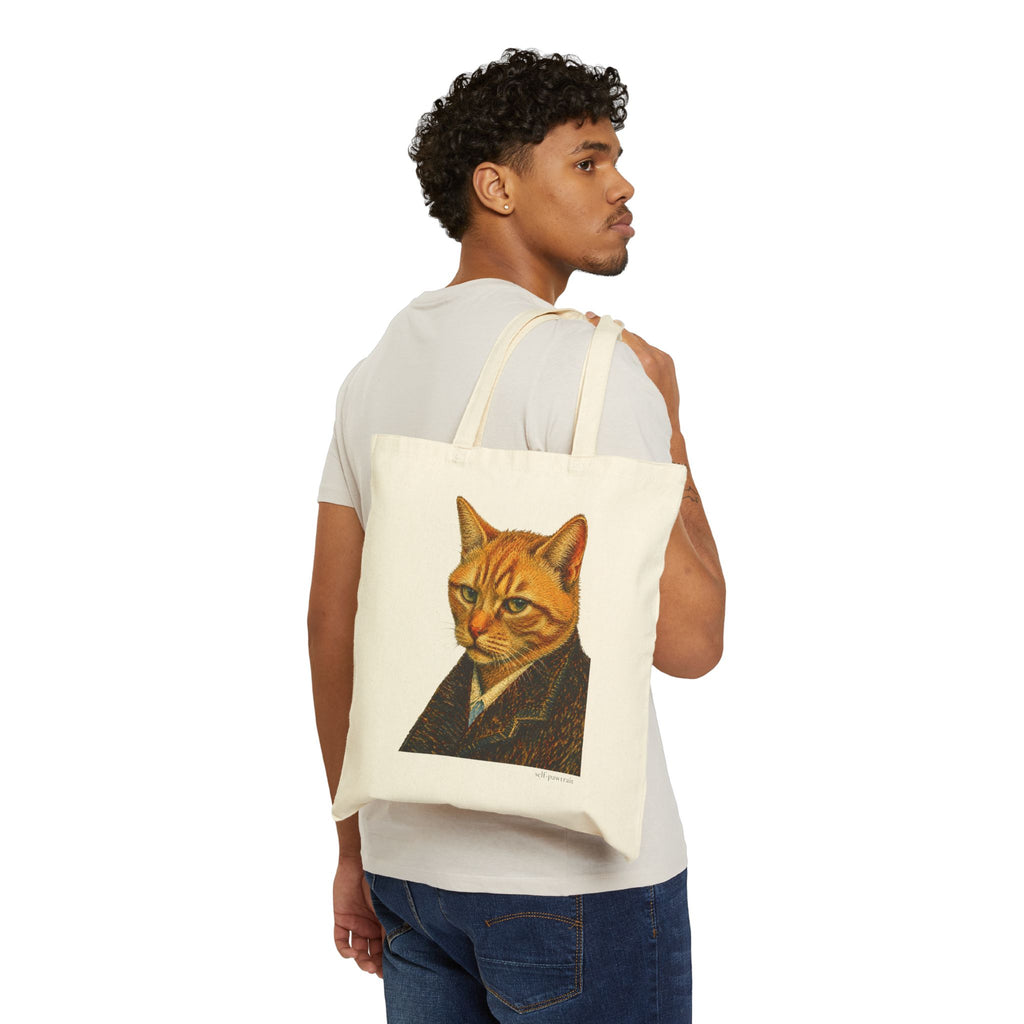 Self-Pawtrait Tote Bag