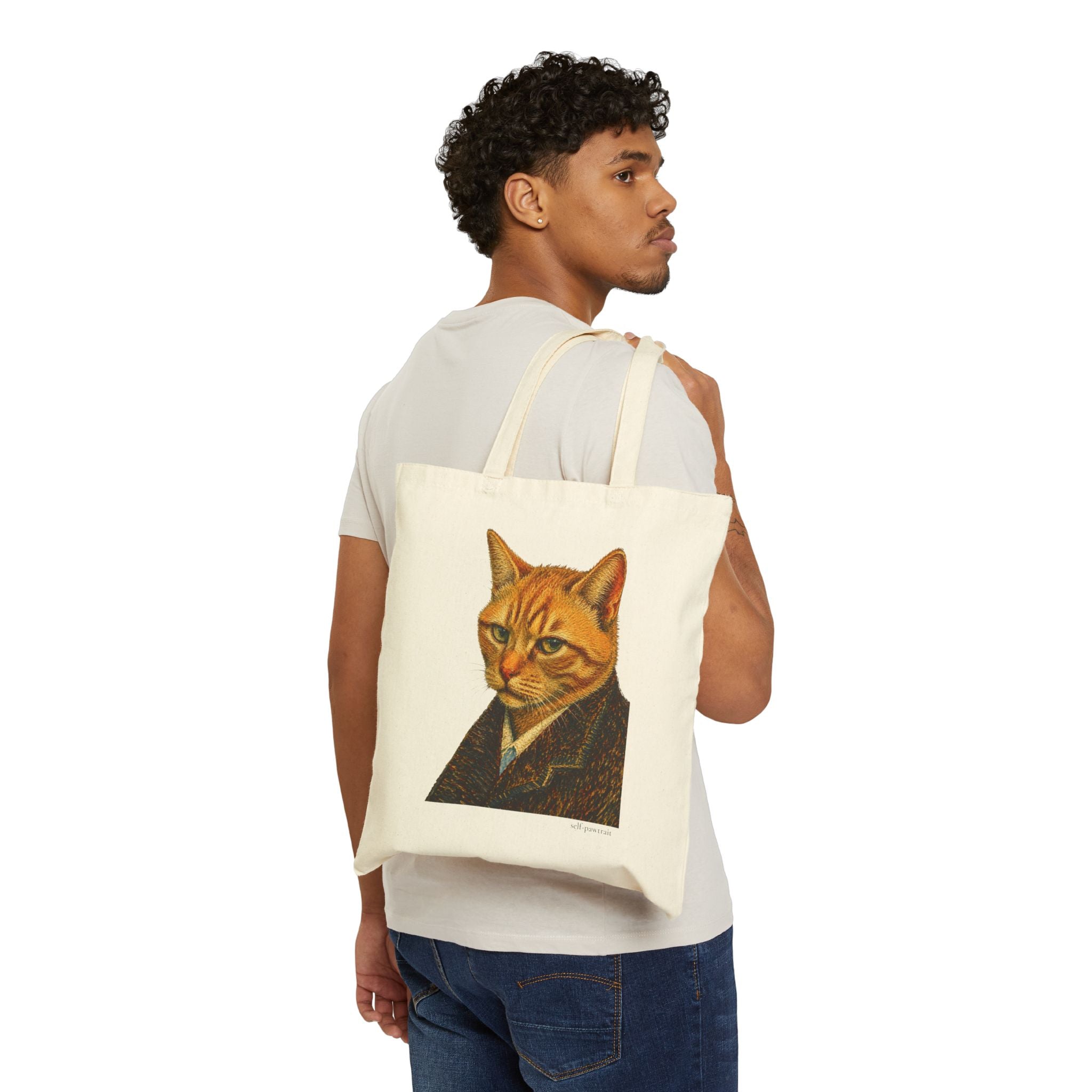 Self-Pawtrait Tote Bag